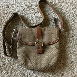 Mini canvas crossbody from Coach